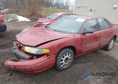 1998 Buick Century Custom z USA, uszkodzony, nr VIN 2G4WS52M2W1486286